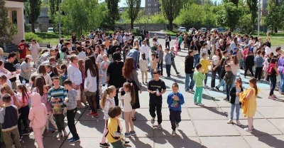 У Вишгороді пройшов третій етап Всеукраїнських шкільних ліг пліч-о-пліч з волейболу (ФОТО)